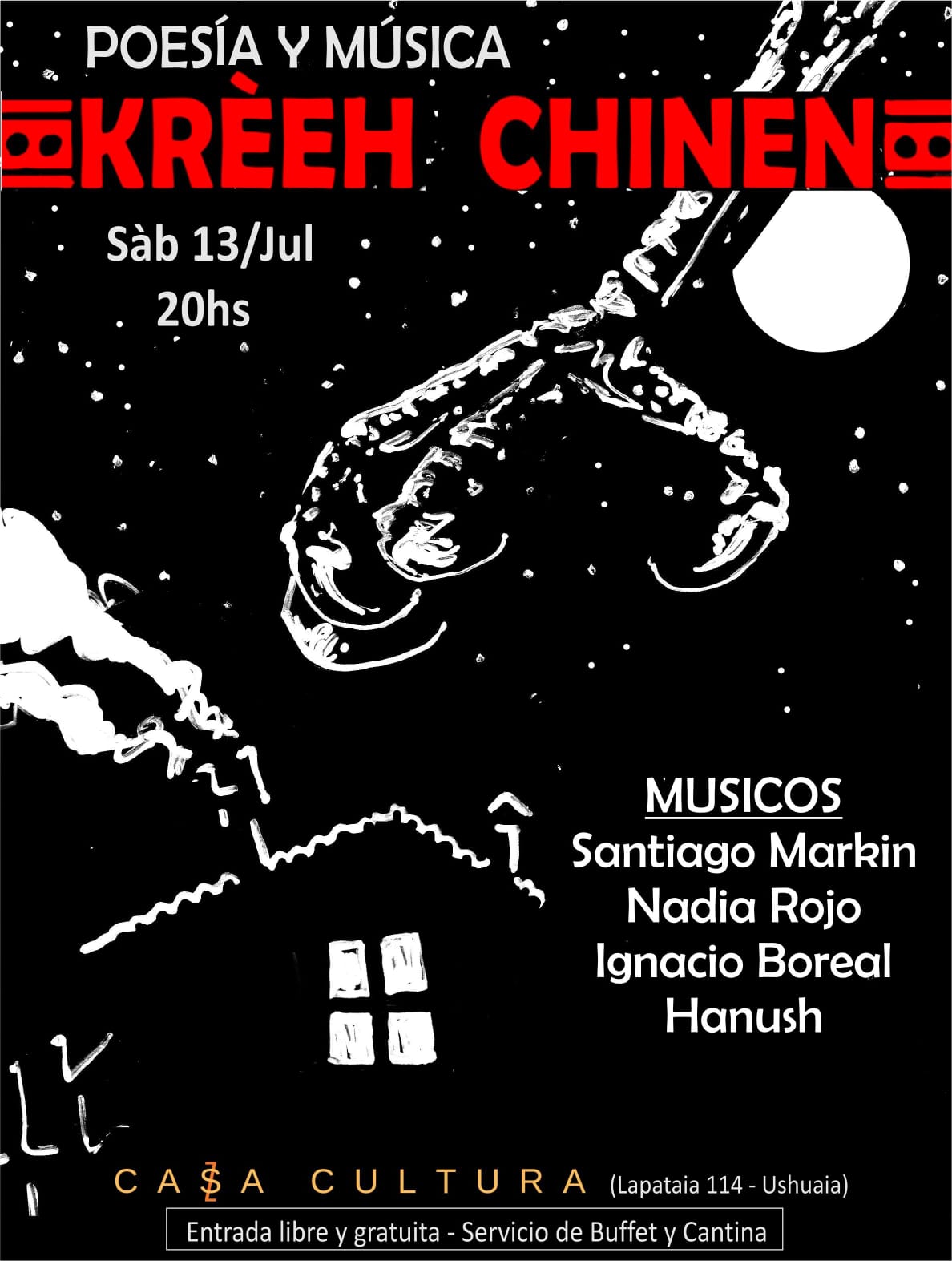 [Partenariat] Krèeh Chinen est de retour, ce soir à Ushuaia!