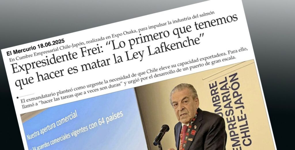 loi lafkenche saumon chili japon eduardo frei ecmpo industrie