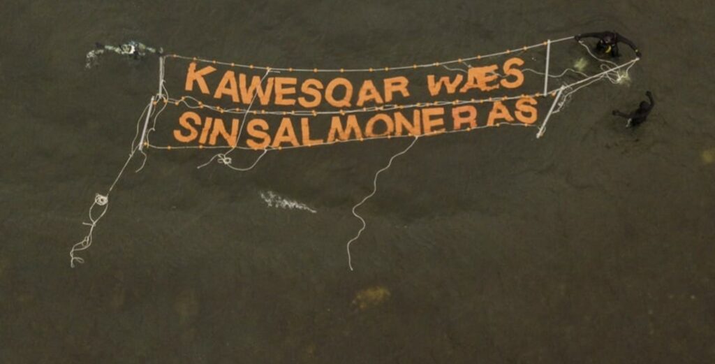 communauté kawesqar elevage saumon chili canaux de patagonie ecmpo magallanes