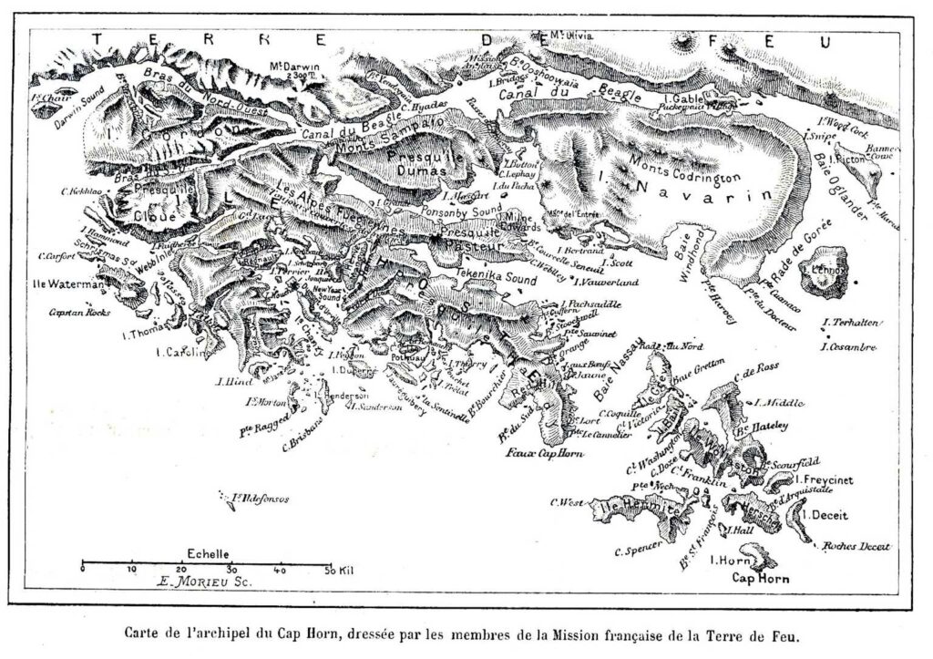 Où se trouve le cap Horn? Localisation et caractéristiques d'un point géographique mythique 6 carte des îles du canal de Beagle au cap Horn mission française du cap horn 1882-1883